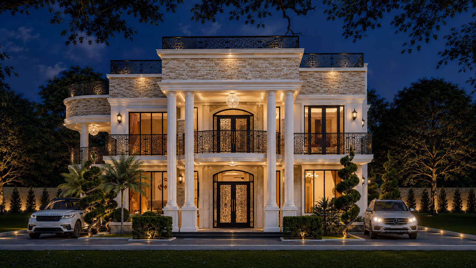 MODERN FLAT ROOF MANSION 2