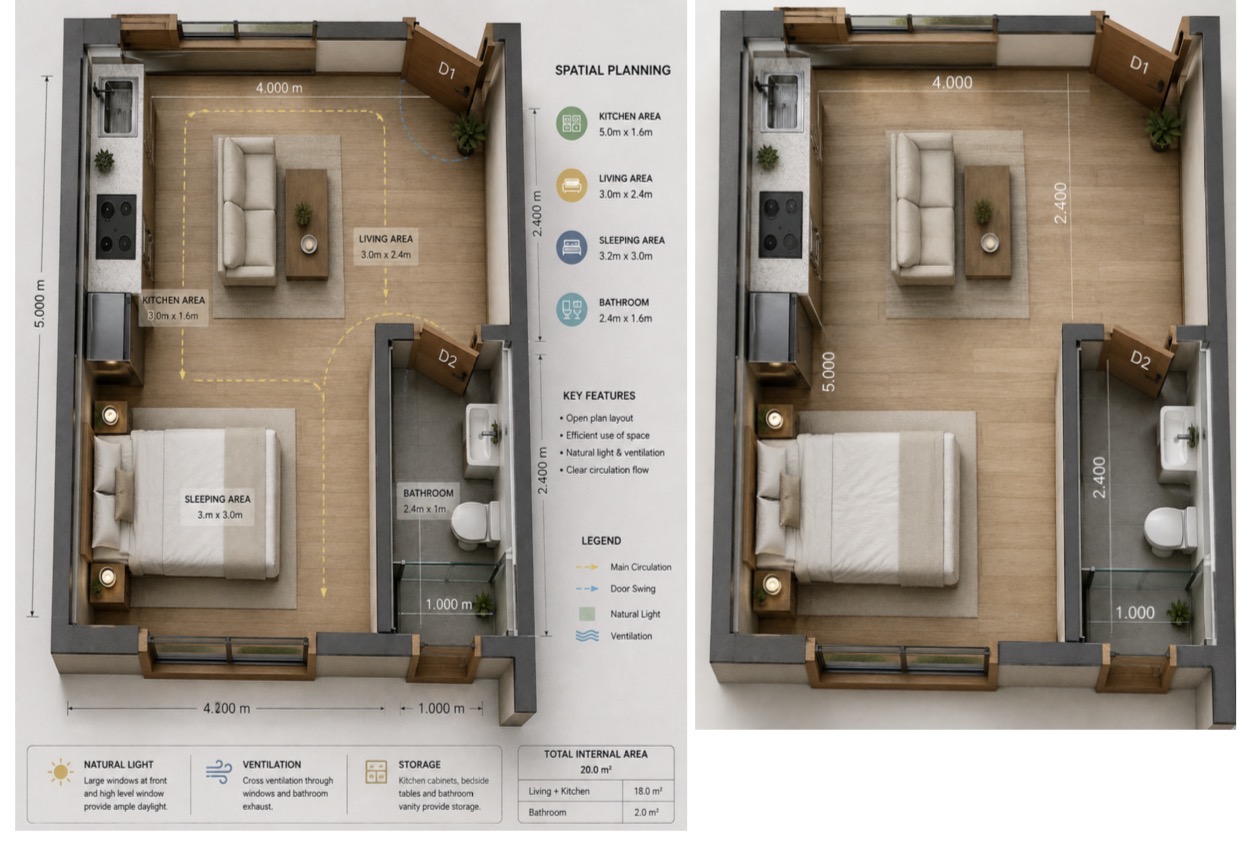 MODERN STUDIO APARTMENT 5